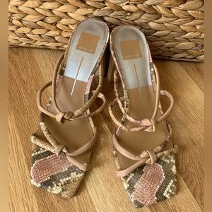 Dolce Vita Parris Sandal Heel Snakeskin
